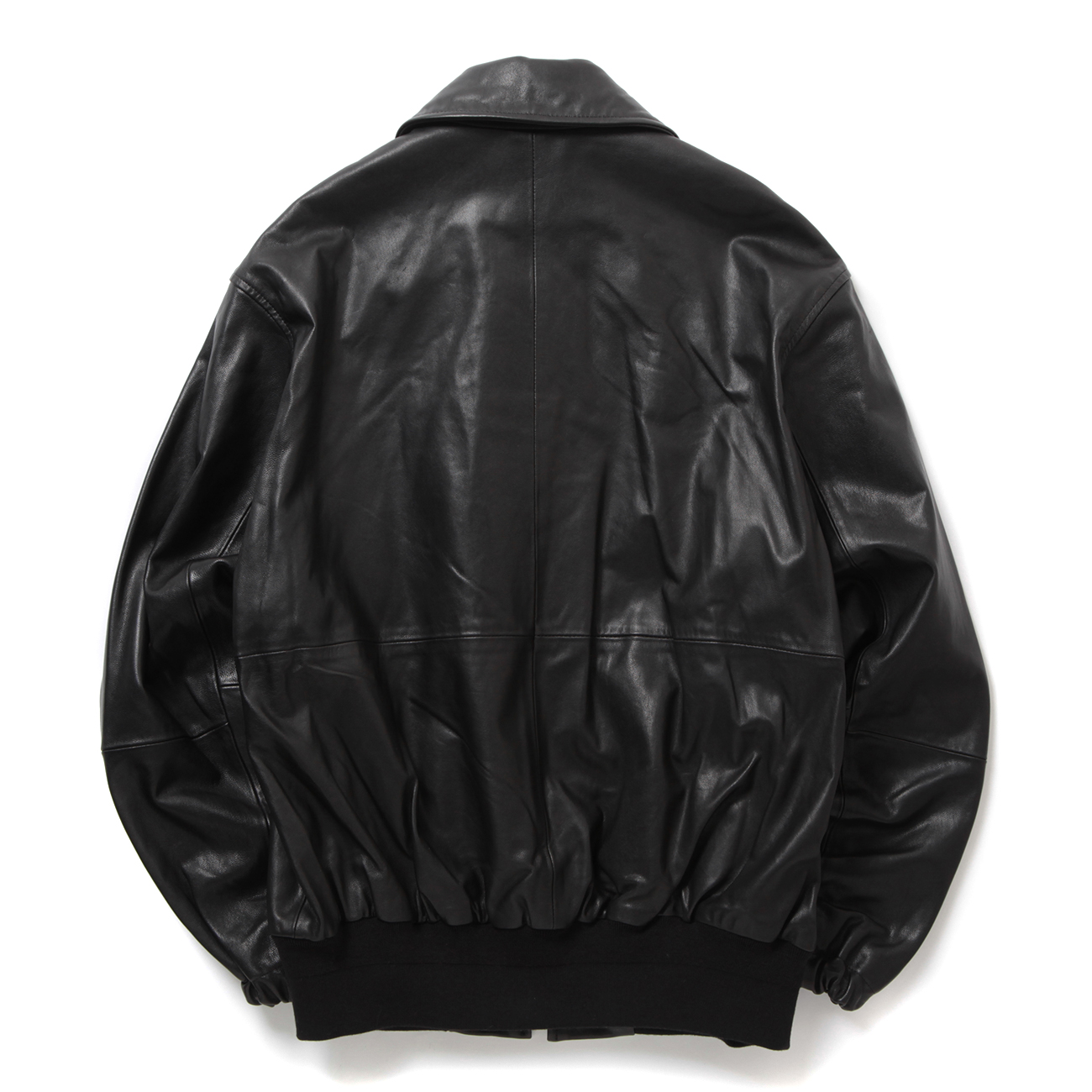 stein / シュタイン | LEATHER ZIP SHORT JACKET - Black | 通販