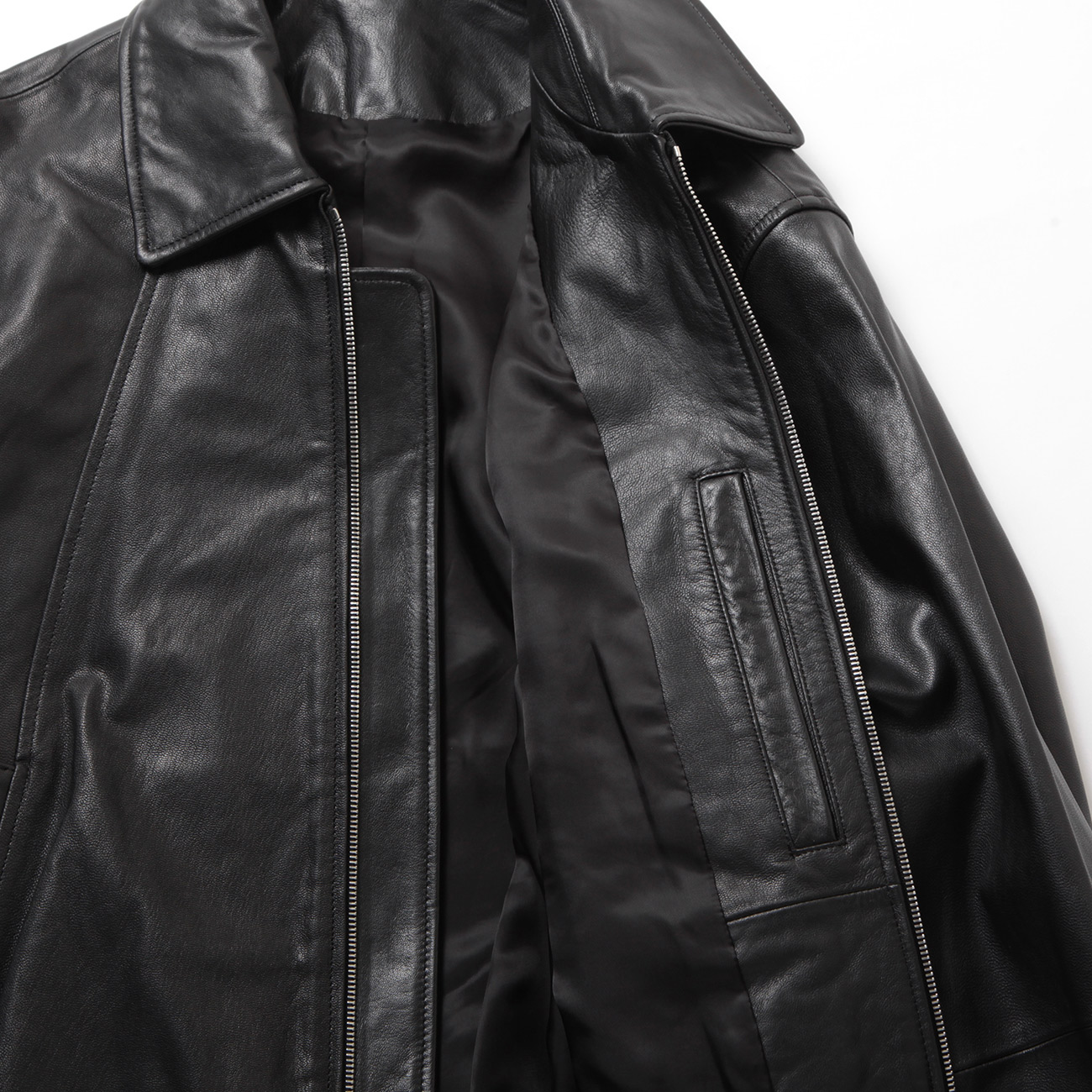 新品　Secret レザージャケット　ラインストーン　限定30個 STONE ISLANDの『Light Leather Organza』