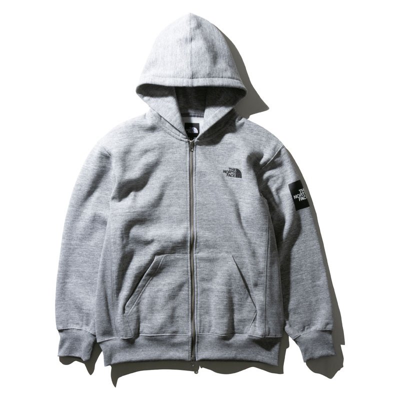 Square Logo FullZip - Z ミックスグレー