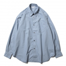 FUJITO / フジト | B/S Shirt (Typewriter) - Blue Gray