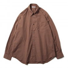 FUJITO / フジト | B/S Shirt (Pattern) - Brown Check