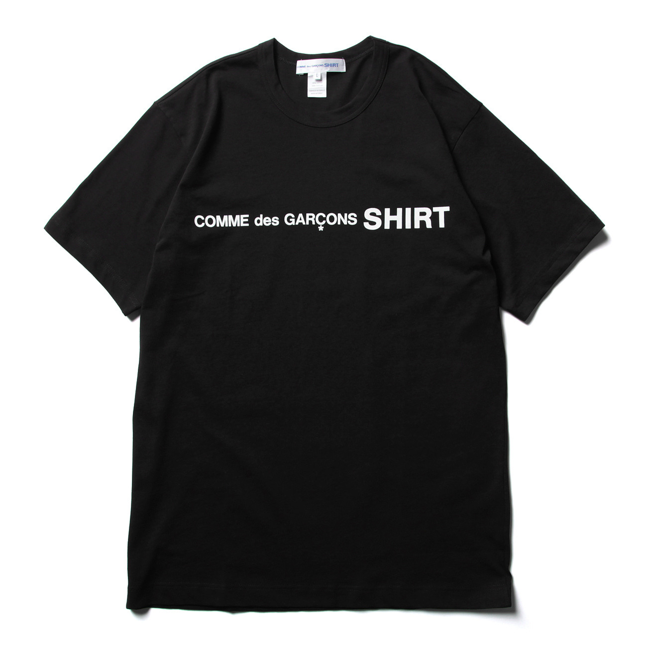 COMME des GARCONS SHIRT | cotton jersey plain with front cdg SHIRT