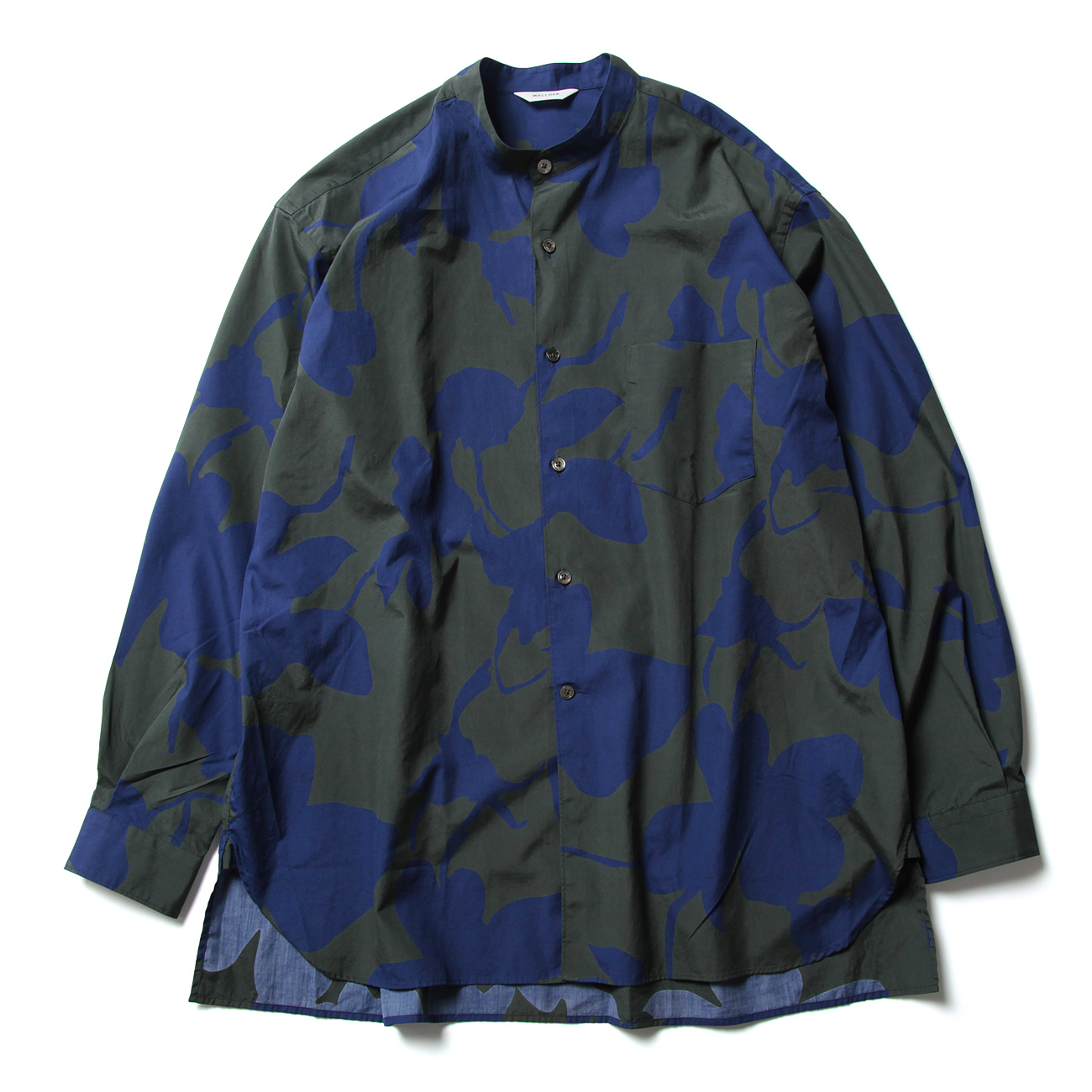 ウェルダー WELLDER バンドカラー シャツ ワンピース チェック