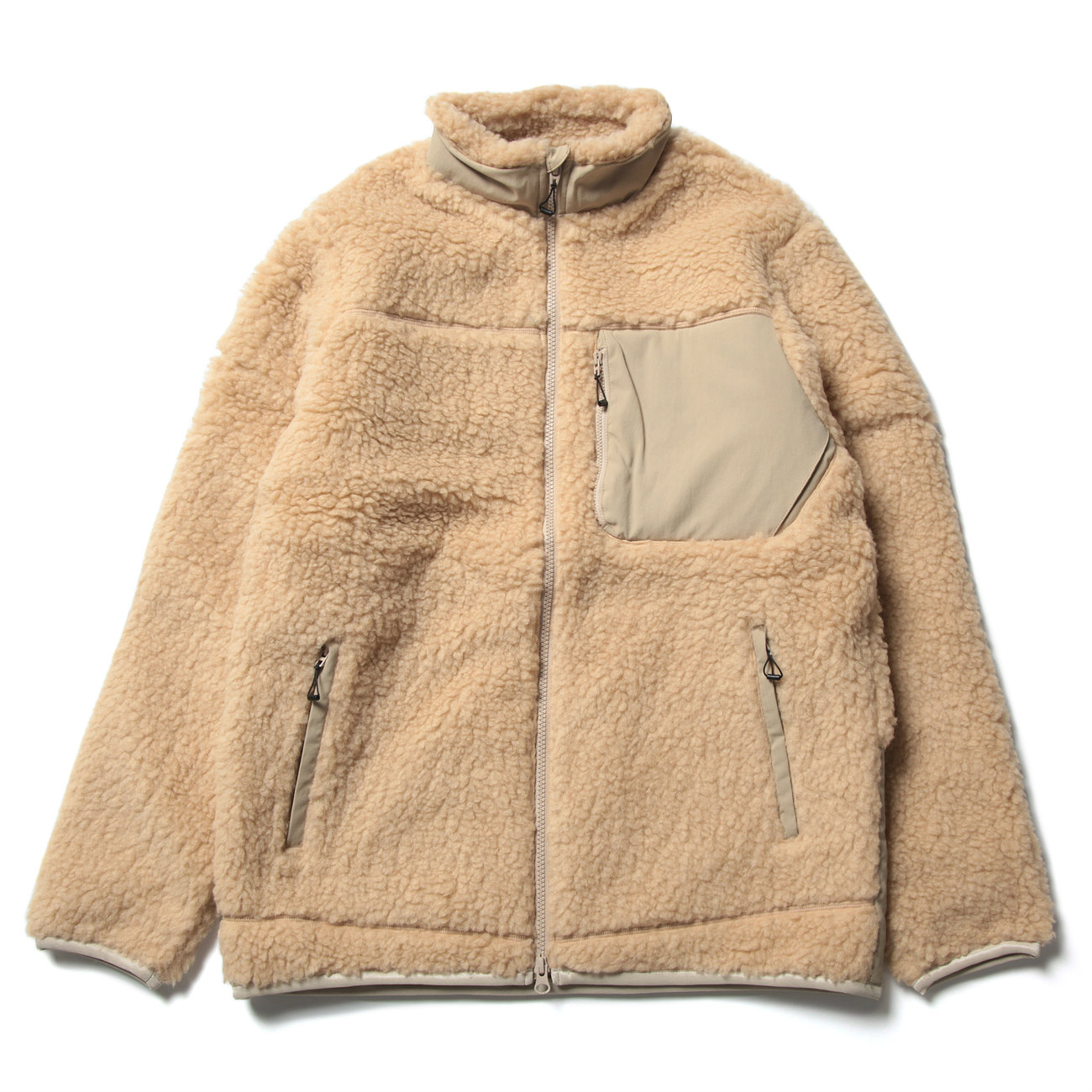 BOA FLEECE JACKET - Beige