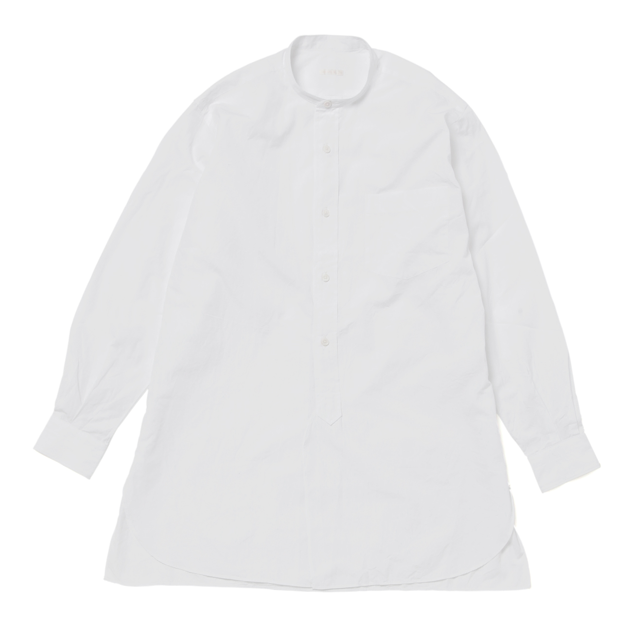 COMOLI / コモリ | バンドカラーシャツ - White | 通販 - 正規