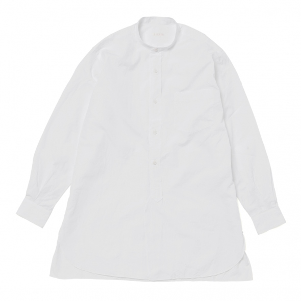【美品✨】 COMOLI コモリ バンドカラーシャツ 長袖 コモリシャツ 白 COMOLI (コモリ) バンドカラーシャツ