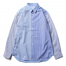 COMME des GARCONS SHIRT | FOREVER / cotton poplin plain SHIRT Narrow  Classic - Stripe / Mix2