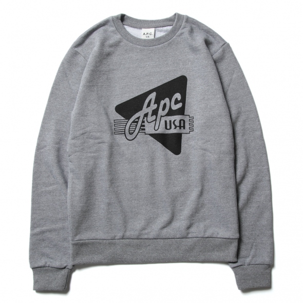 APC asa スウェット grey sizeL 19SS 08111132_5d4f7e522aaa7.jpg