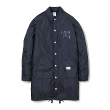 BEDWIN / ベドウィン | NYLON COACH LONG JKT 「JILL」 - Black