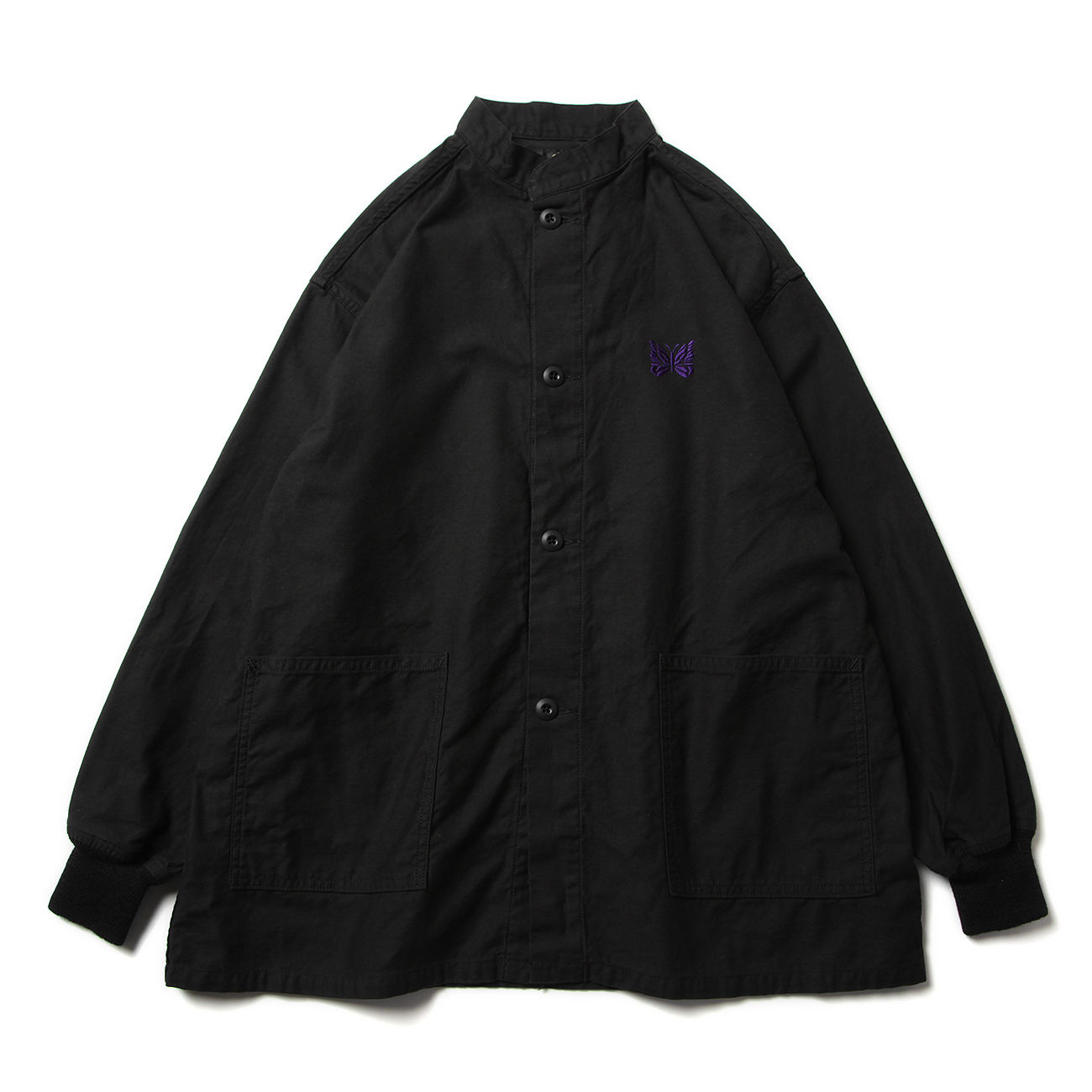 Needles / ニードルズ | S.C. Army Shirt - Back Sateen - Black