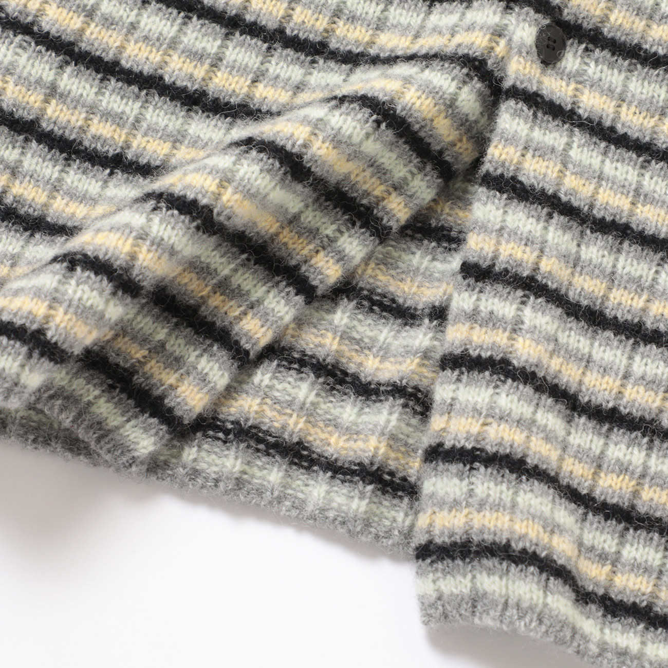 AURALEE / オーラリー | SHETLAND WOOL CASHMERE RIB KNIT CREW-NECK