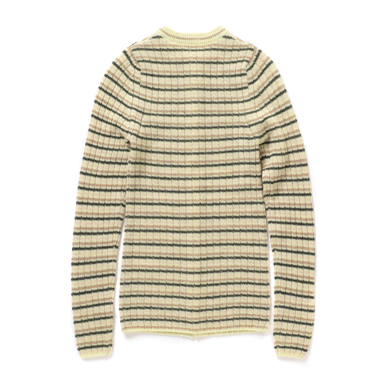AURALEE / オーラリー | SHETLAND WOOL CASHMERE RIB KNIT CREW