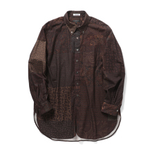 ENGINEERED GARMENTS / エンジニアドガーメンツ | 19 Century BD Shirt - Cotton Paisley PW Print - Dk.Brown