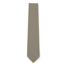 ENGINEERED GARMENTS / エンジニアドガーメンツ | Neck Tie - Cotton Small Check - Brown / Black