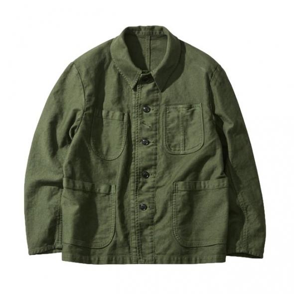 Porter Classic / ポータークラシック | MOLESKIN FRENCH JACKET WATCH CHAIN ITEM -  Olive | 通販 - 正規取扱店 | COLLECT STORE / コレクトストア