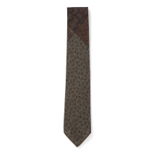 ENGINEERED GARMENTS / エンジニアドガーメンツ | Neck Tie - Cotton Paisley PW Print - Dk.Brown