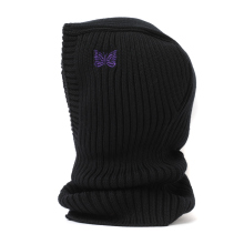 Needles / ニードルズ | Balaclava - Shetland Wool - Black