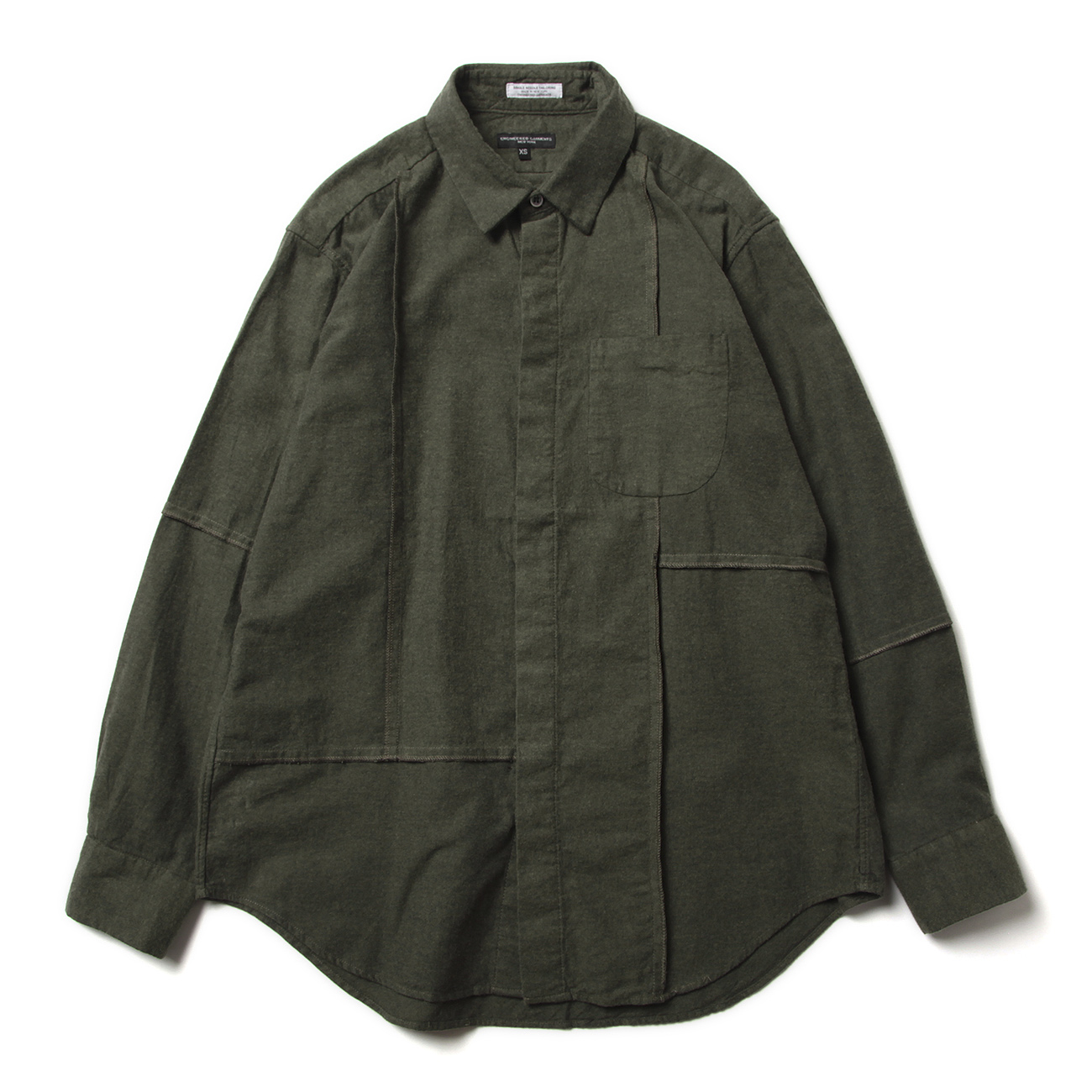 エンジニアードガーメンツ Combo Short Collar Shirt M ENGINEERED GARMENTS (エンジニアードガーメンツ) Combo Short