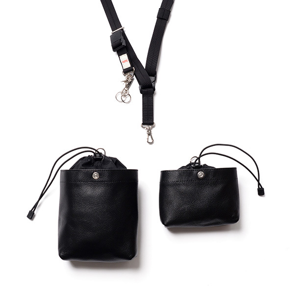 Near Here Bag - Water repellent leather - Black