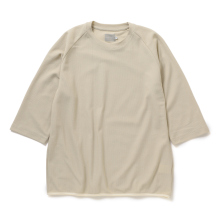CURLY / カーリー | SEED STITCH KNIT TEE (Q/S) - Ivory