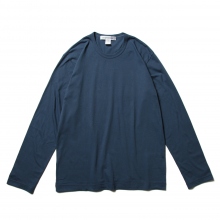 COMME des GARCONS SHIRT | fabric dyed cotton jersey / Long sleeve - M-Blue