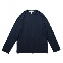 COMME des GARCONS SHIRT | fabric dyed cotton jersey / Long sleeve - D-Blue