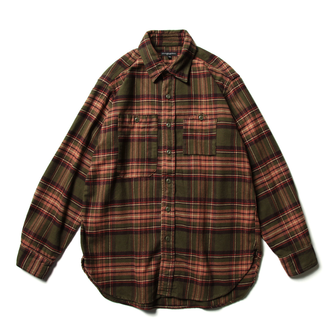 定価38500円 Engineered Garments パッチワークシャツ Engineered Garments パッチワークシャツ