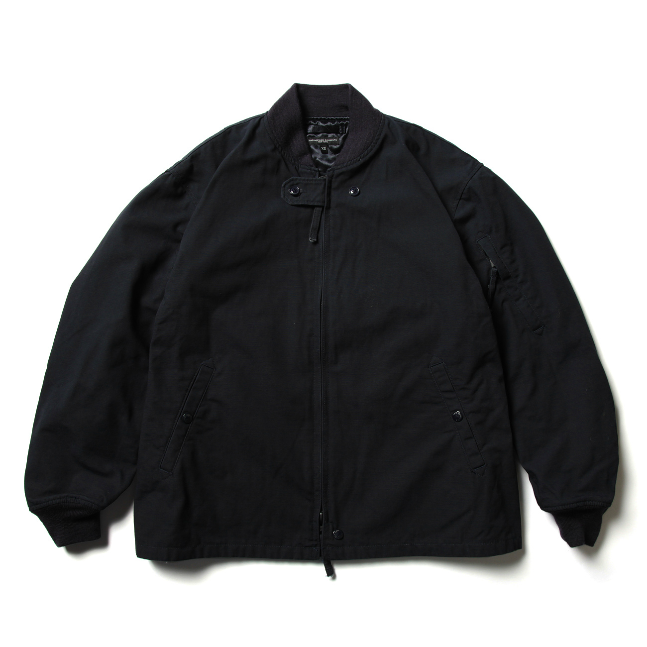 Aviator Jacket - Heavyweight Cotton Ripstop - Dk.Navy