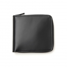 Needles / ニードルズ | Single Wallet - Steer Lthr. - Black