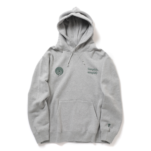 South2 West8 / サウスツーウエストエイト | Emb. Hooded Sweat