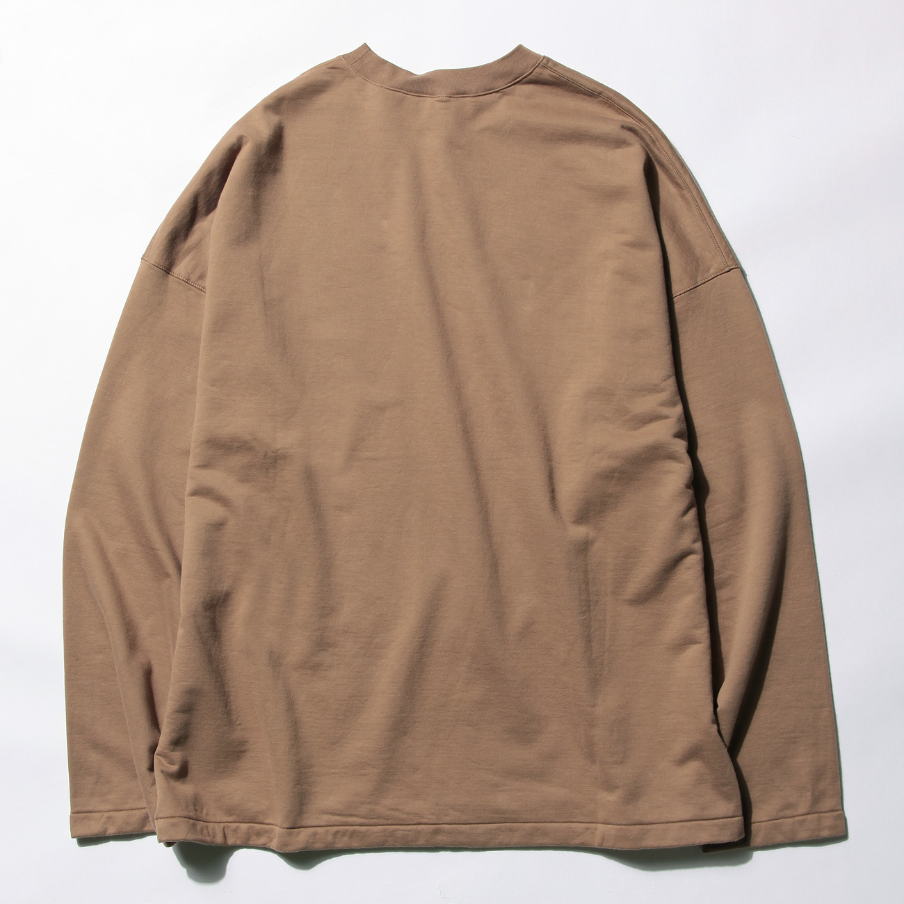 AURALEE / オーラリー | SUPER HIGH GAUGE SWEAT BIG L/S TEE (メンズ) - Brown | 通販 -  正規取扱店 | COLLECT STORE / コレクトストア