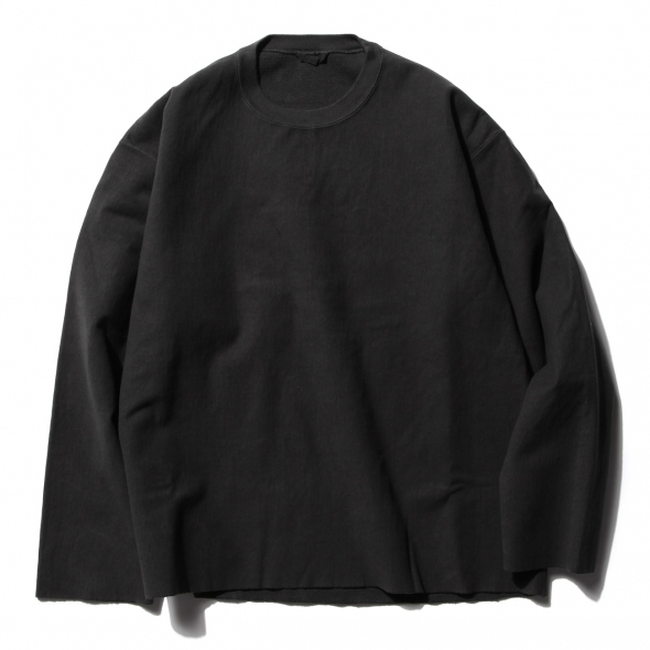 AURALEE / オーラリー | SUPER MILLED SWEAT CUT-OFF P/O (メンズ) - Black | 通販 - 正規取扱店  | COLLECT STORE / コレクトストア