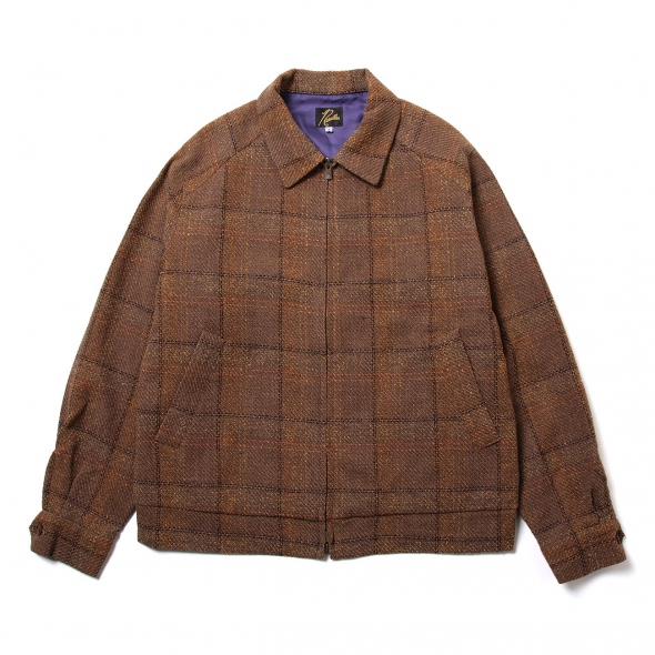 Sport Jacket - W/AC/C/N/R Twill Plaid - Brown