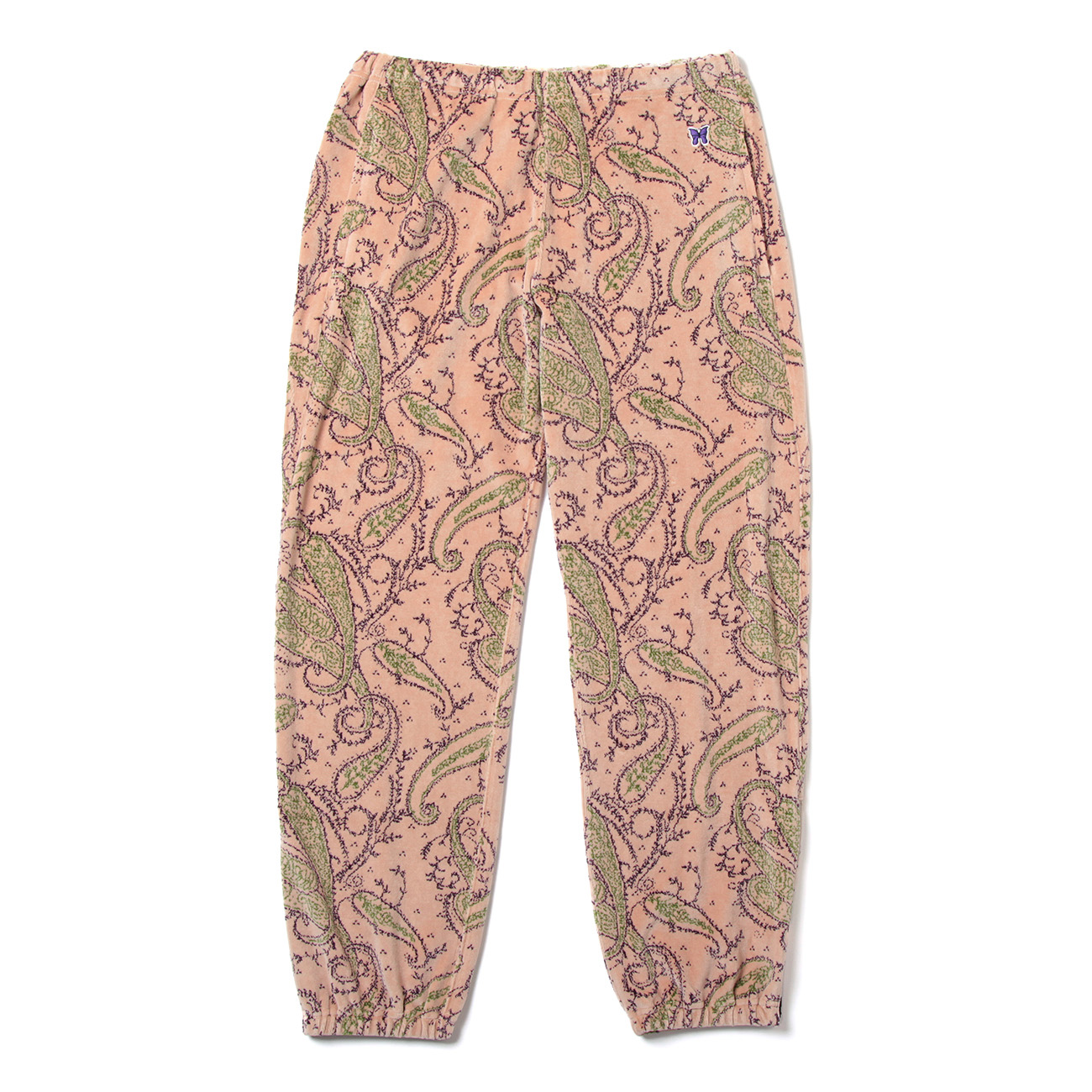 Needles / ニードルズ | Zipped Sweat Pant - C/PE Paisley Velour Jq