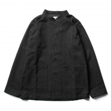 the conspires / ザ コンスパイアーズ | stand collar HB  jacket - Charcoal
