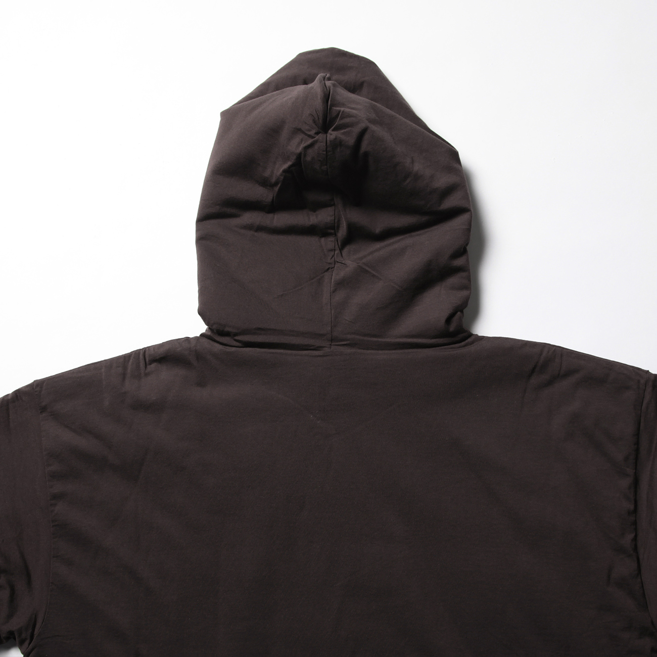 DOUBLE CLOTH PUFFER P/O PARKA (メンズ) - Dark Brown