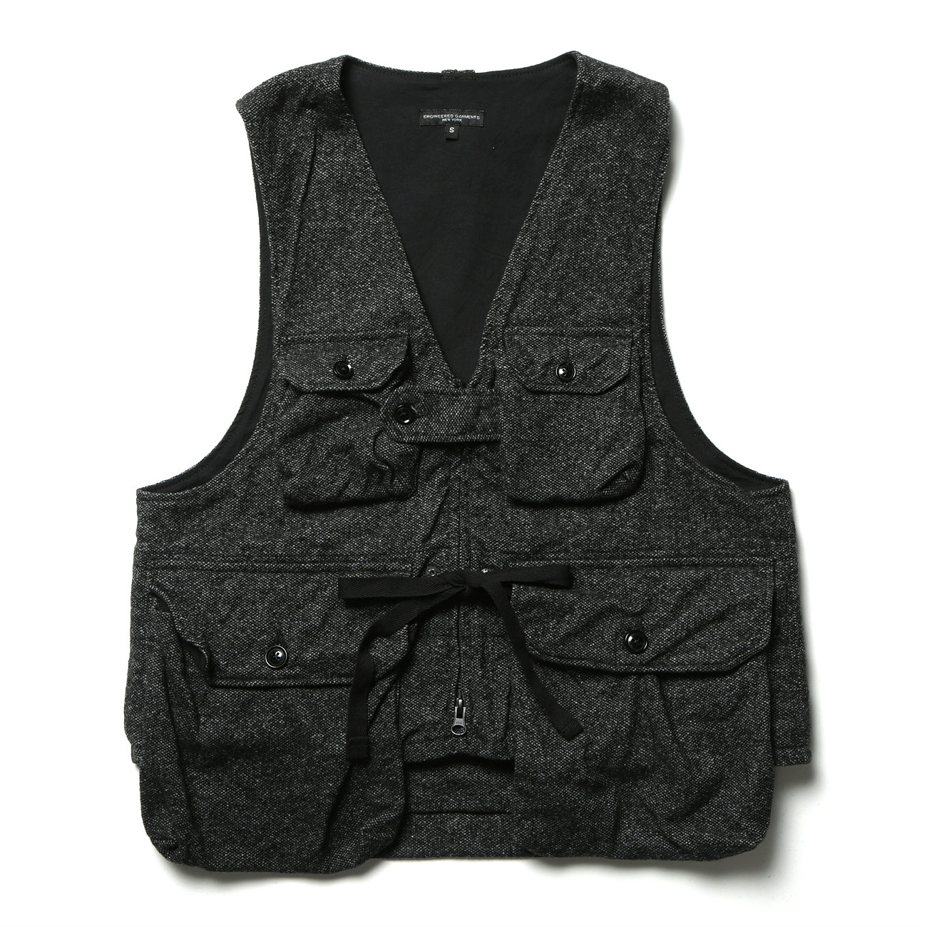 Game Vest - Blend Homespun - Grey