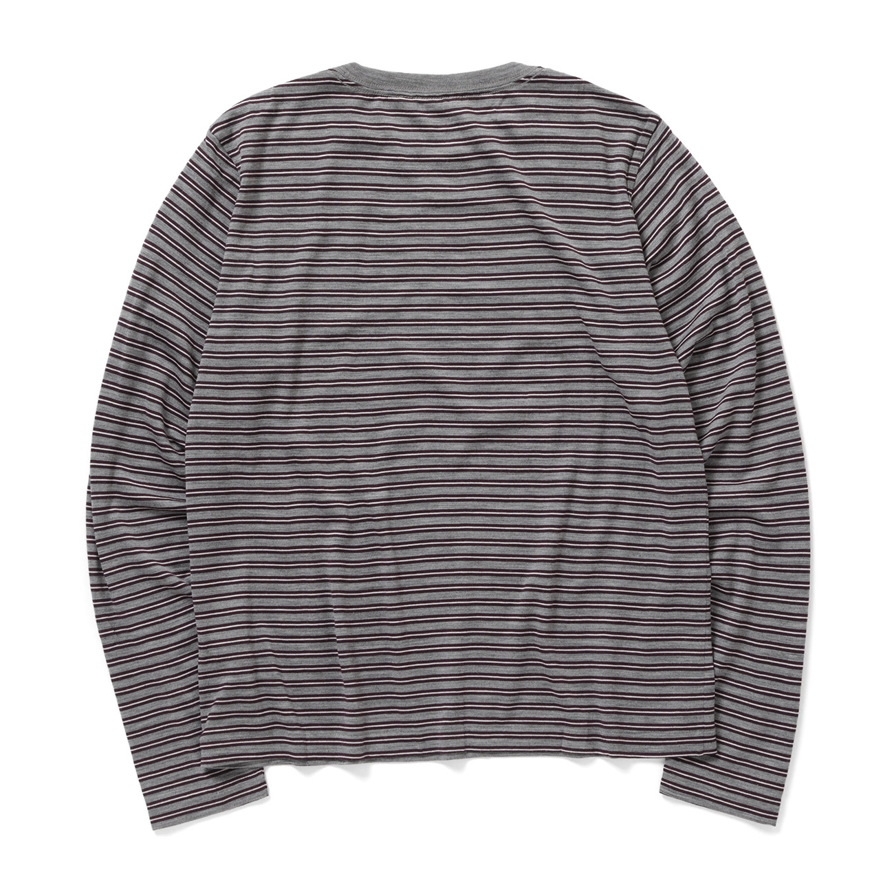 AURALEE / オーラリー | SOFT SMOOTH WOOL STRIPE JERSEY L/S TEE