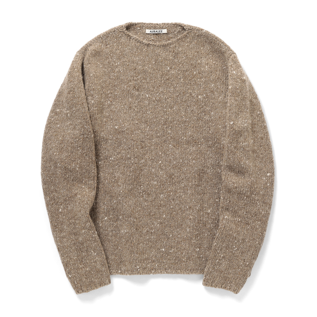 AURALEE / オーラリー | LOW-GAUGE HOMESPUN TWEED KNIT P/O (メンズ