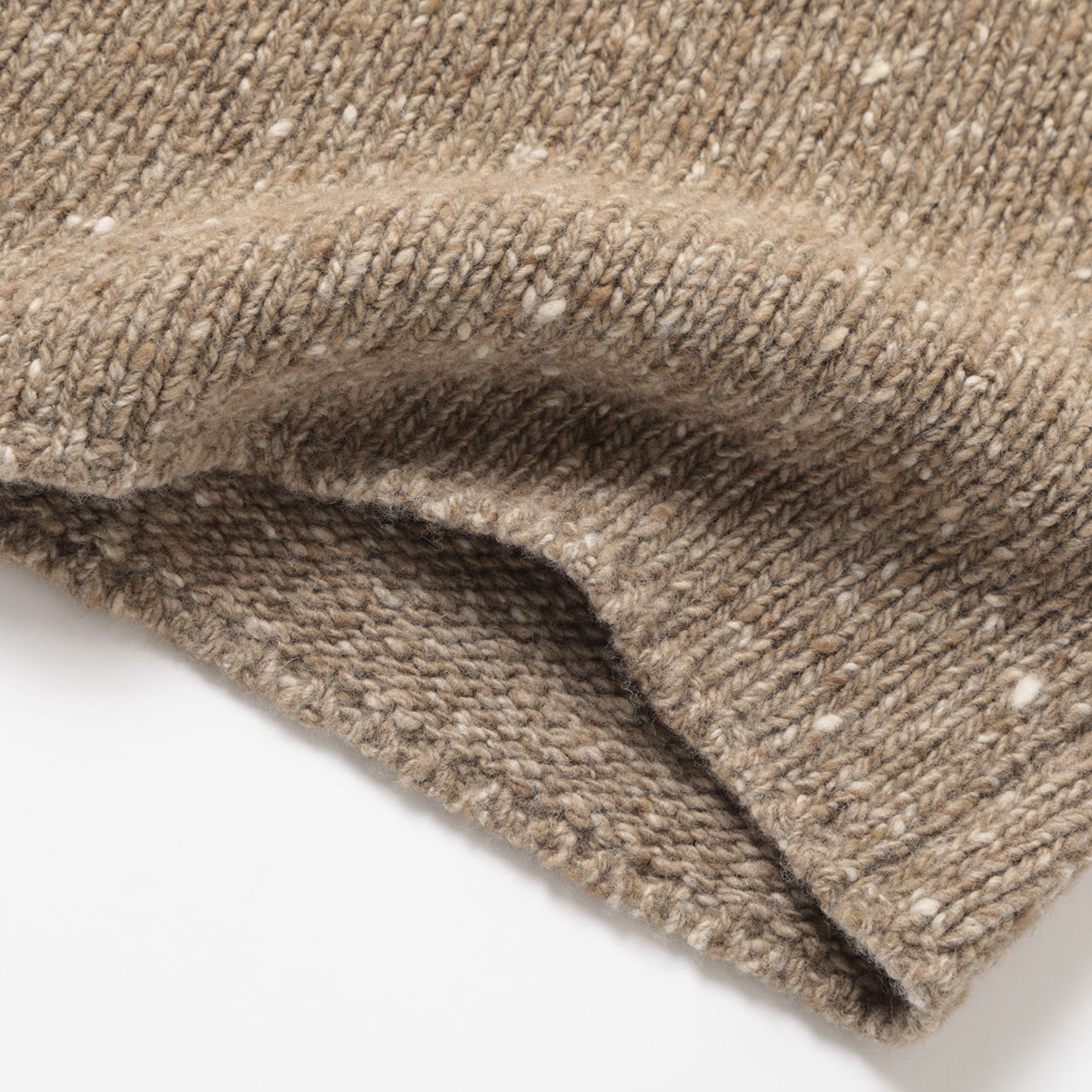AURALEE / オーラリー | LOW-GAUGE HOMESPUN TWEED KNIT P/O (メンズ