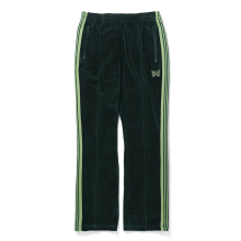 Needles / ニードルズ | Narrow Track Pant - C/PE Velour - Green