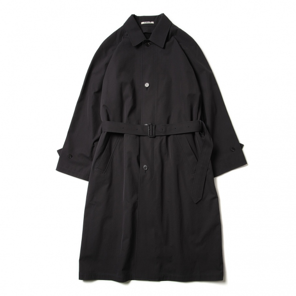 AURALEE / オーラリー | FINX HARD TWIST GABARDINE SOUTIEN COLLAR COAT (メンズ) - Ink  Black Chambray | 通販 - 正規取扱店 | COLLECT STORE / コレクトストア