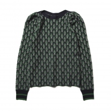 RhodolirioN / ロドリリオン | Puff Sleeve Sweater - Green