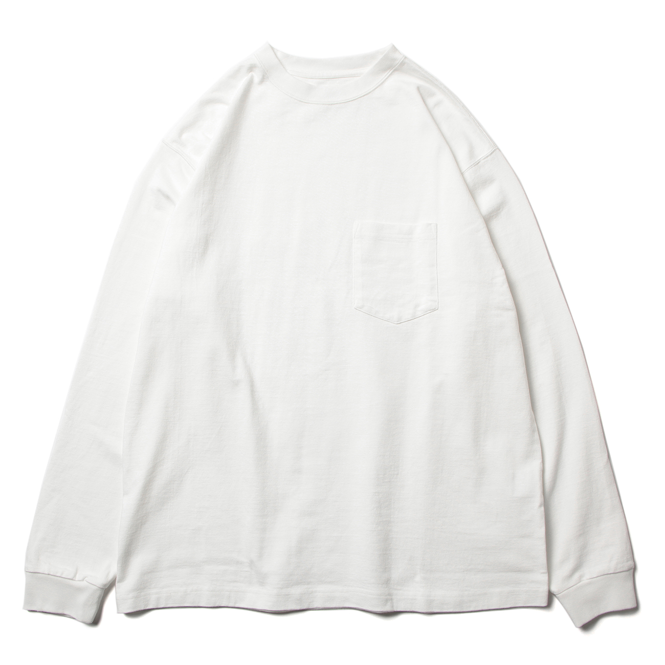 CIOTA / シオタ | スビンコットン 10/-度詰め 吊天竺 ロンT - Off 