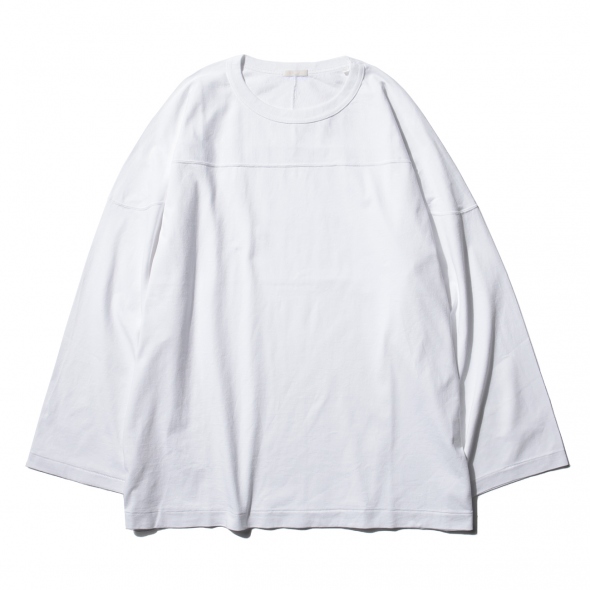 【即完売】COMOLI フットボールT ホワイト 定番カラー 希少 18AW 即完売】COMOLI フットボールT ホワイト 定番カラー 希少 18AW