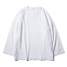 COMOLI / コモリ | フットボール Tシャツ - White