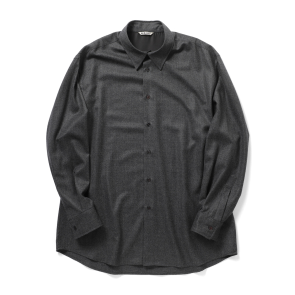 AURALEE オーラリーSUPERFINEBROADCLOTH SHIRT 1 AURALEE / オーラリー | SUPER LIGHT WOOL SHIRT (メンズ) - Top