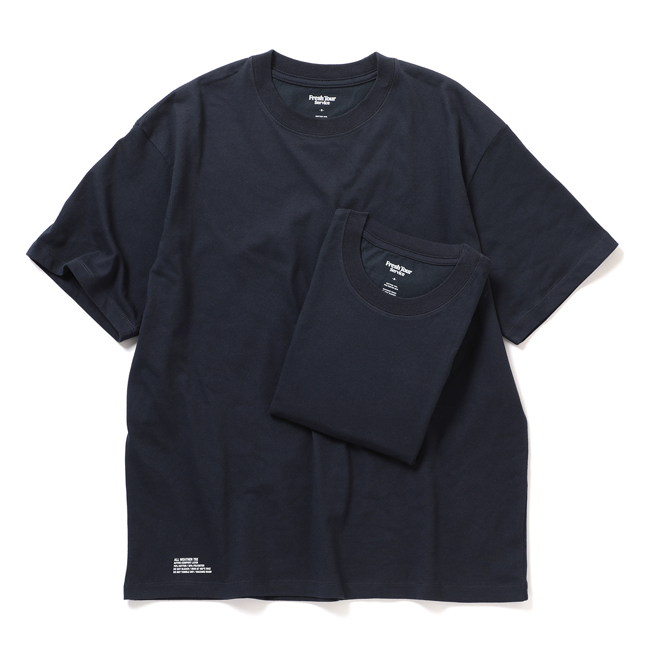 FreshService / フレッシュサービス | 2-PACK ALL WEATHER TEE - Navy