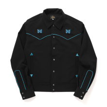 Needles / ニードルズ | Piping Cowboy Jacket - Poly Double Cloth - Black