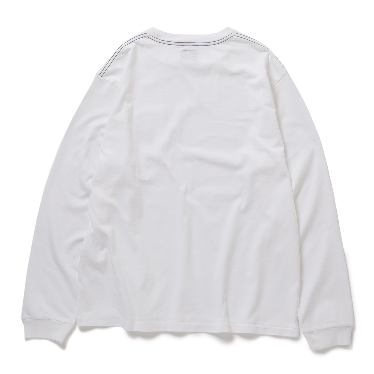 Needles / ニードルズ | L/S Pocket Tee - Cotton Jersey - White